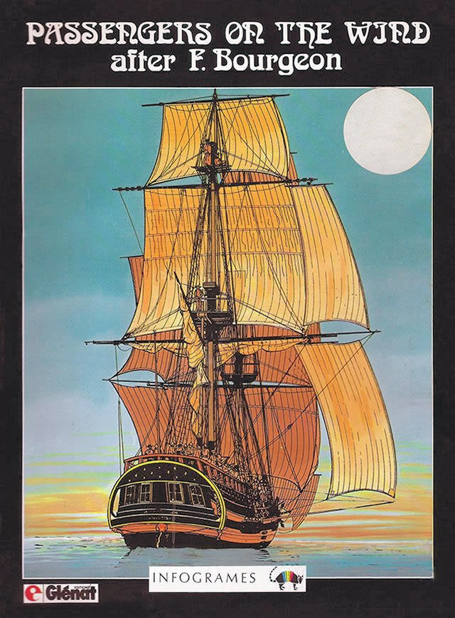 Passengers On The Wind box art for Commodore 64
